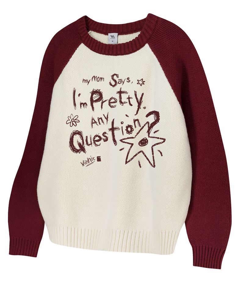 QUESTION 레글런 니트