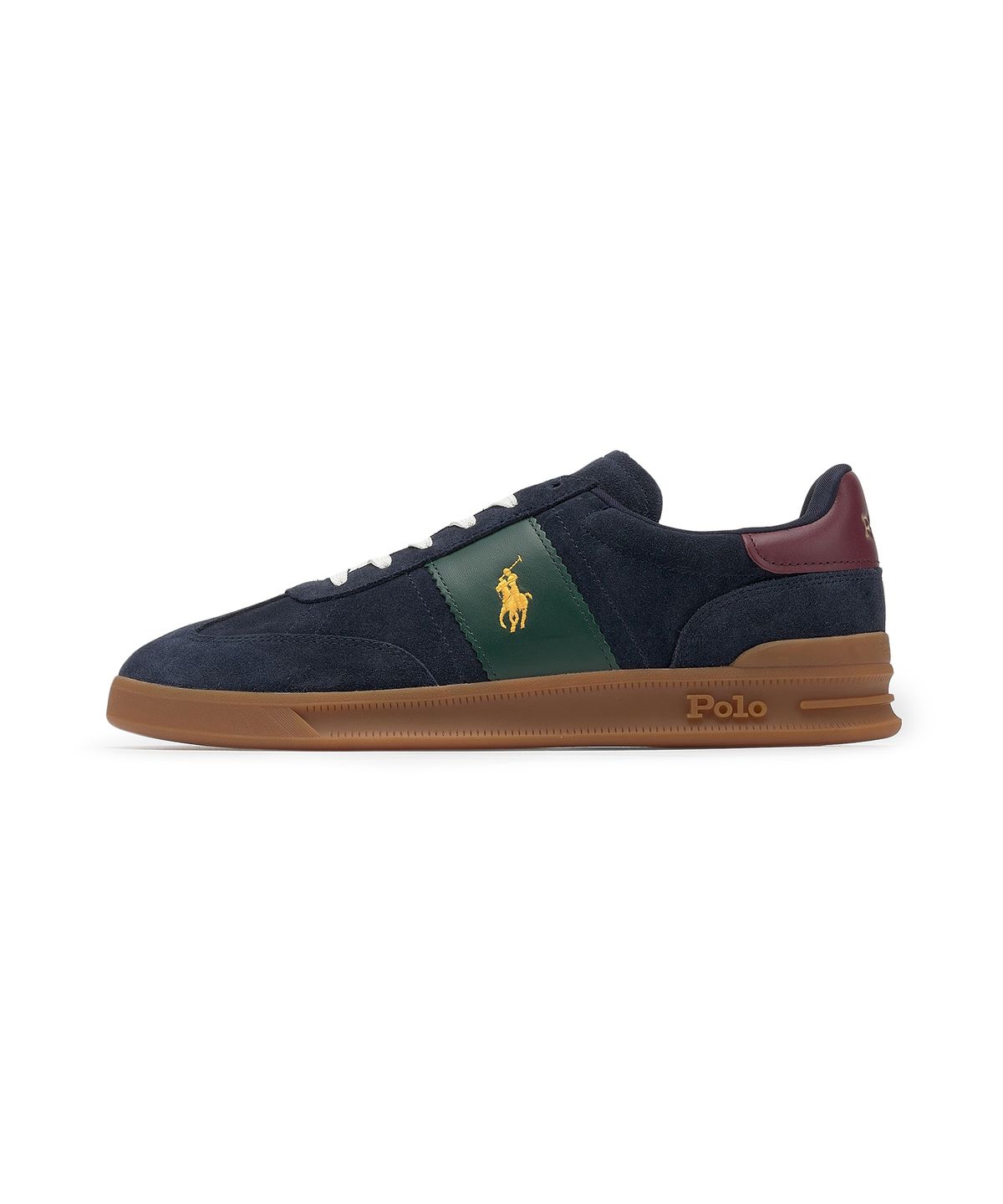 폴로 랄프 로렌(POLO RALPH LAUREN) 헤리티지 아에라 스웨이드 스니커즈-네이비
