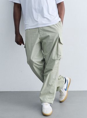 와이드핏 파라슈트 카고팬츠 AM9080 KH