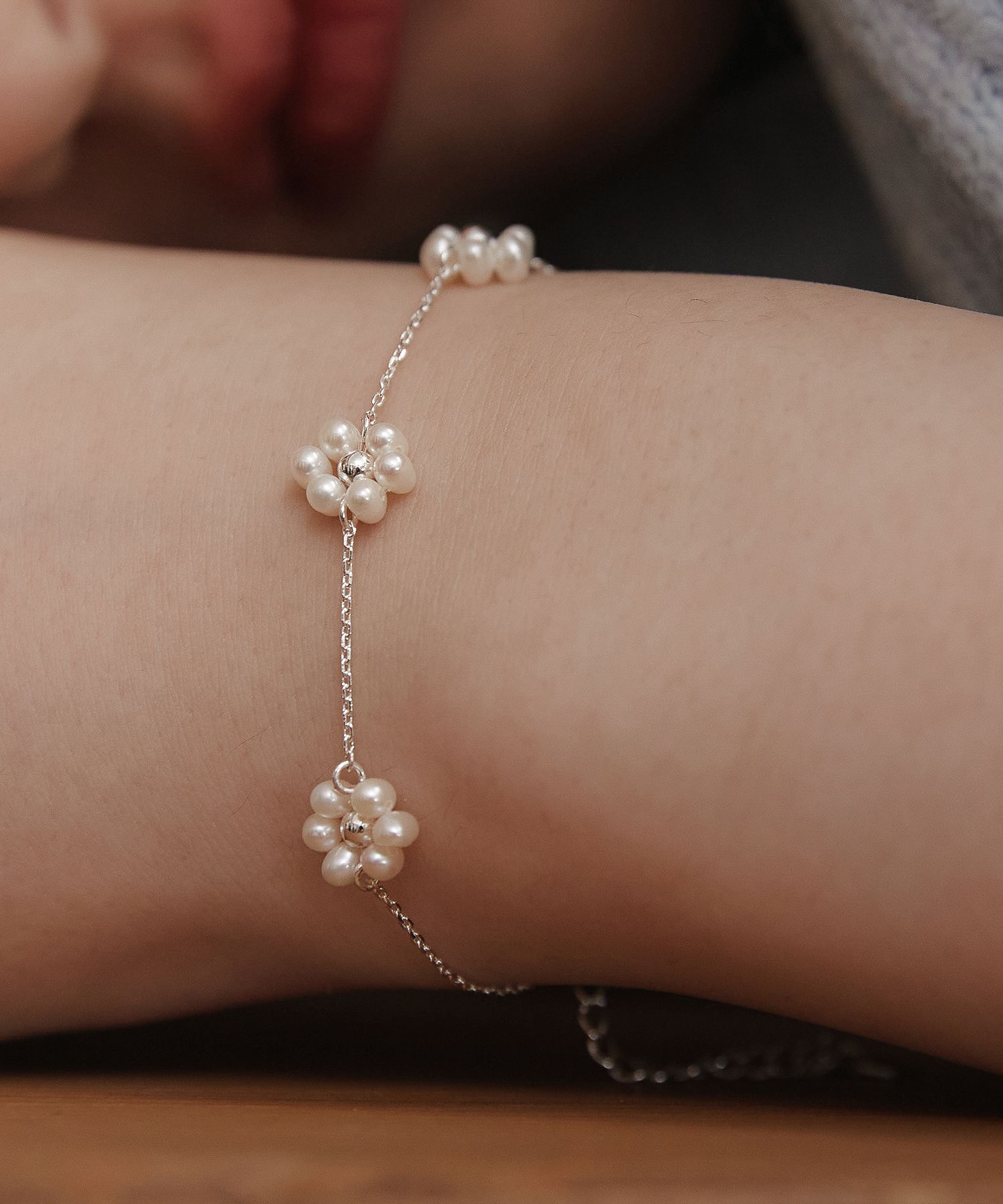 ★TATIANA★ Pearl Flower Bracelet BR2190 MUSINSA | TATIANA Pearl Flower Bracelet BR2190