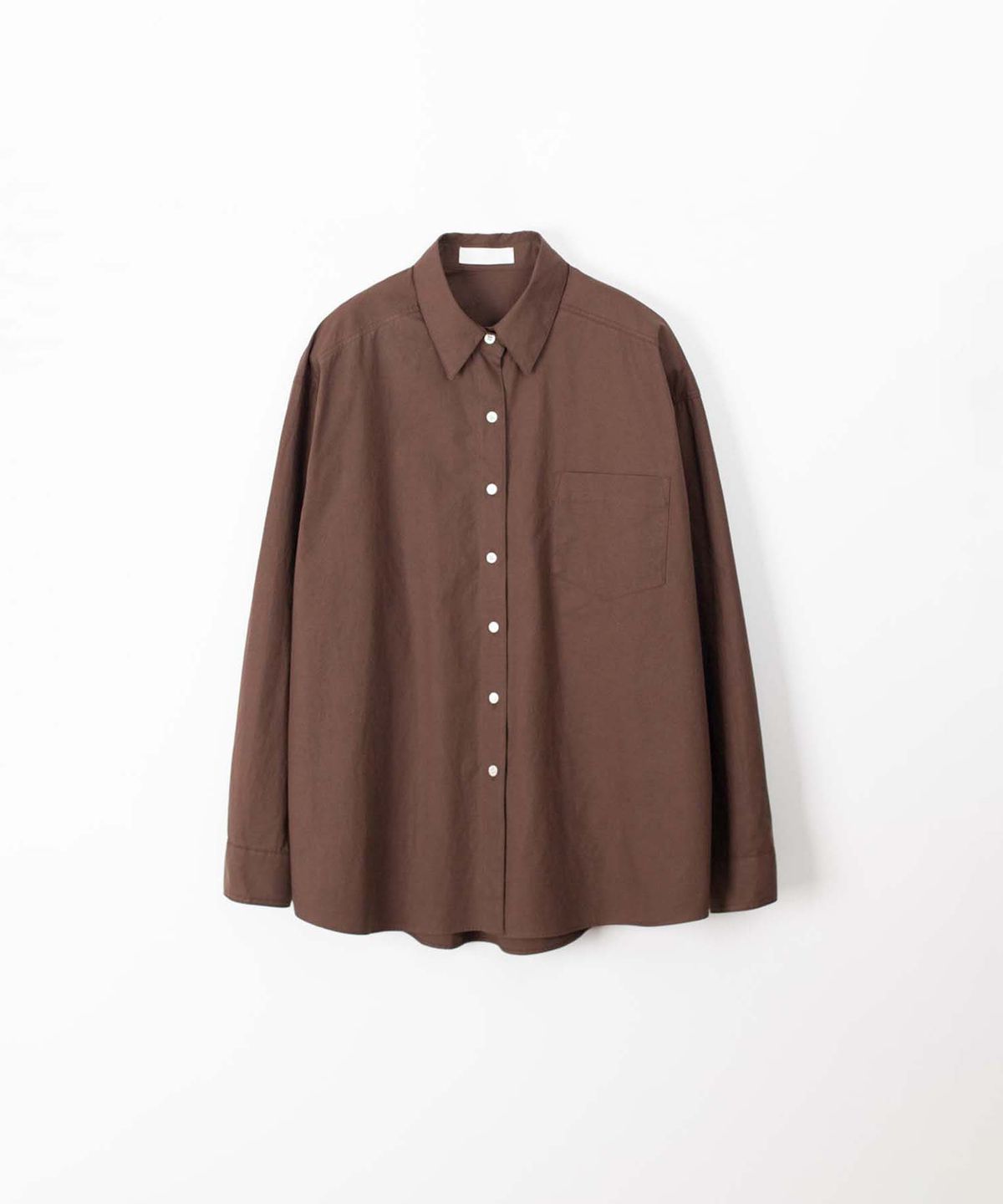 플라드주르(PLATDUJOUR) Standard shirts (Brown)