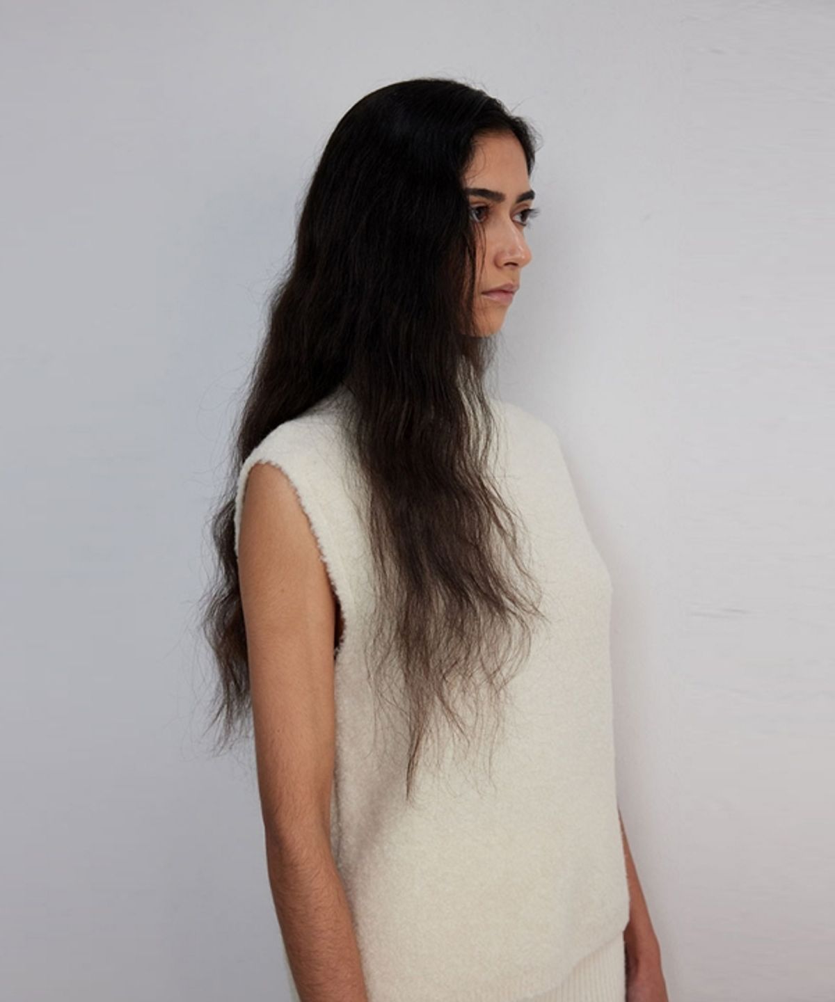 더룸(THELOOM) BABY ALPACA VEST_IVORY