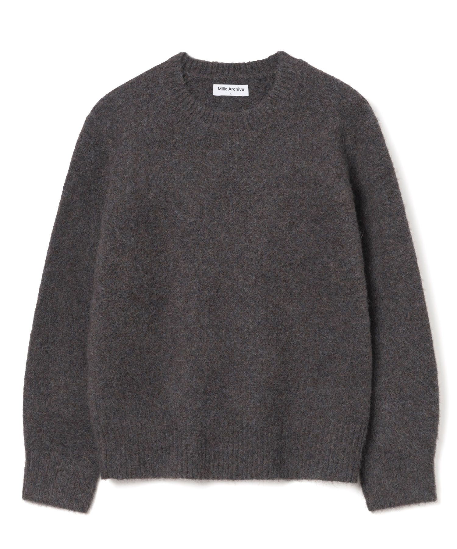 MUSINSA公式 | MILLO ARCHIVE Crop Silhouette Knit [Melange