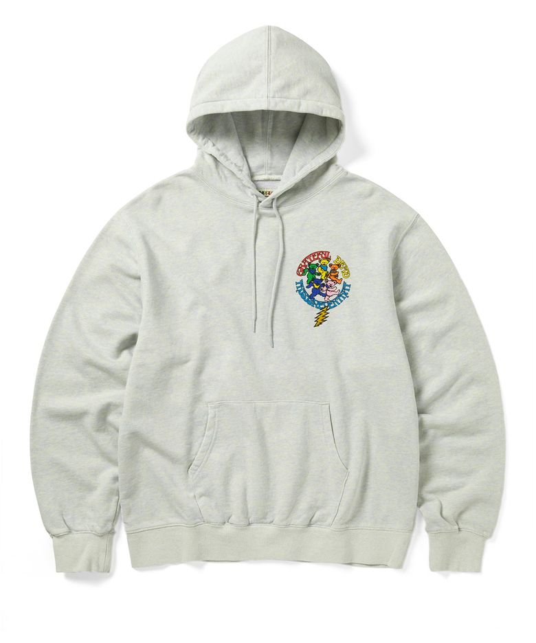 GD Lightning Hoodie Blue Heather Grey