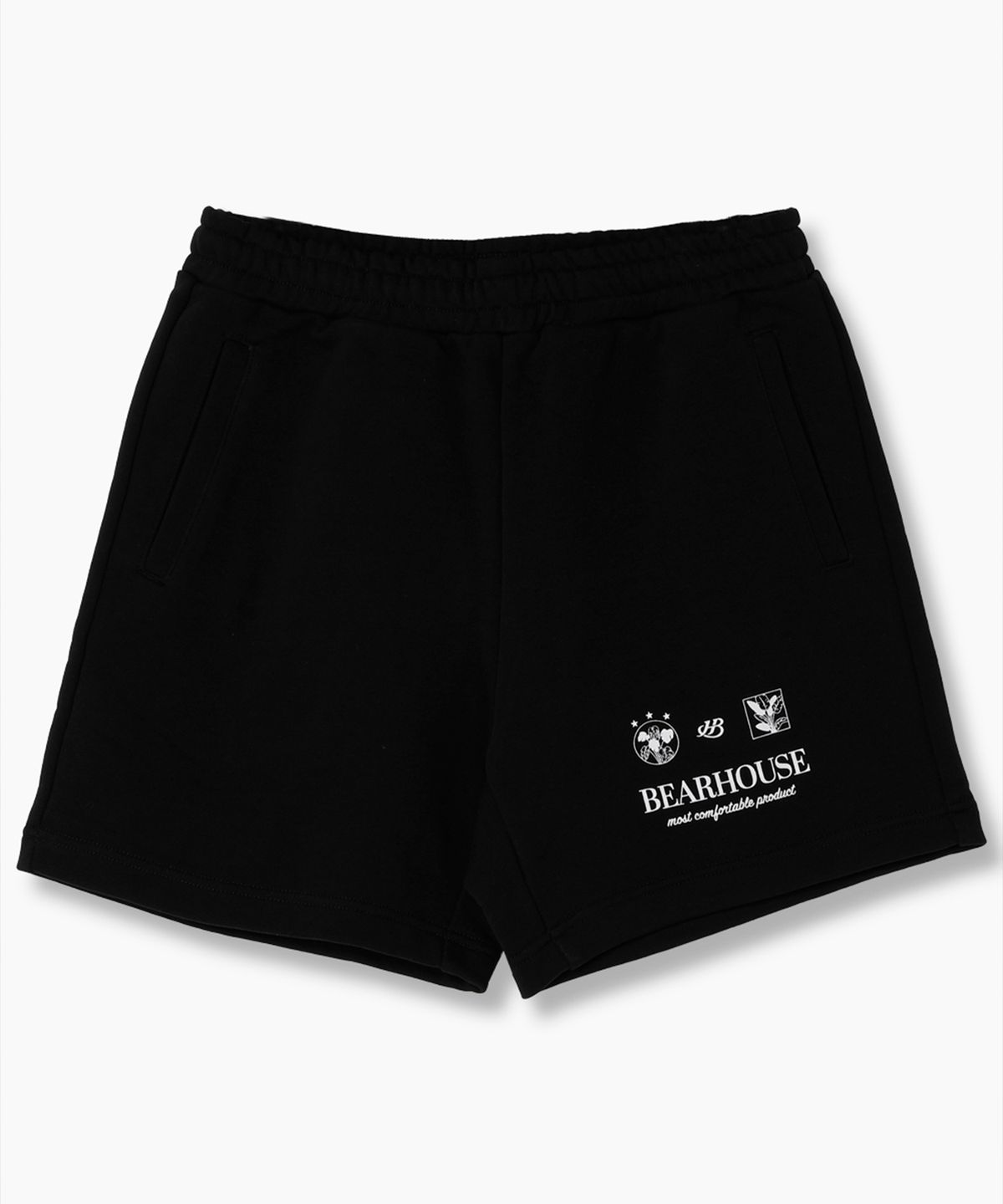 베어하우스(BEARHOUSE) W 코트니(Cotny) 스웻 쇼츠_BK