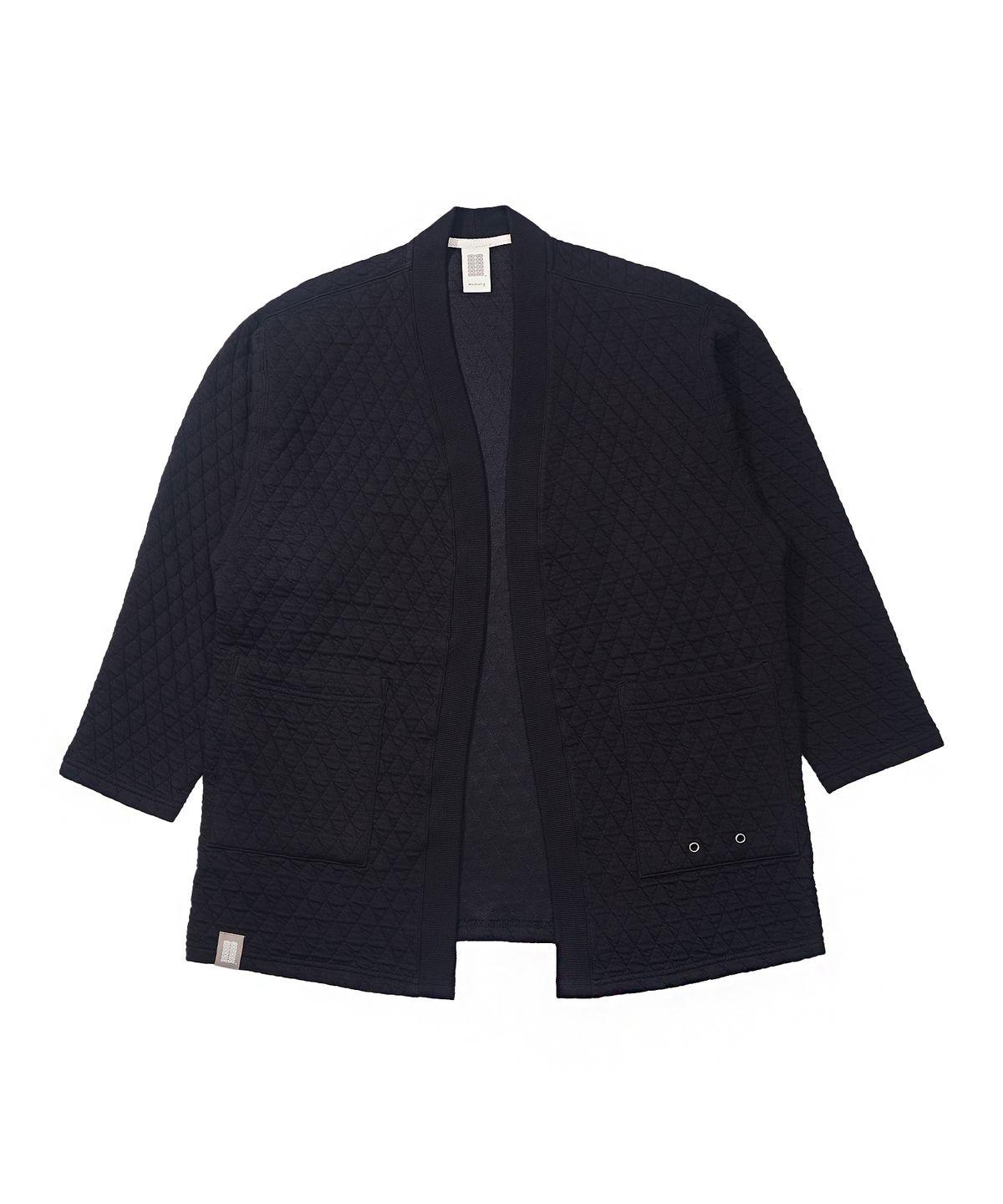 어낫띵(A NOTHING) VINTAGE DIA-QUILTING HERITAGE CARDIGAN (Black)
