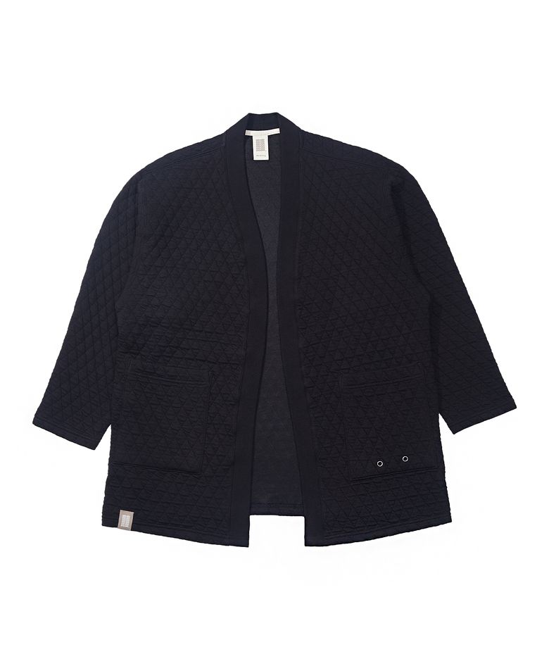 VINTAGE DIA-QUILTING HERITAGE CARDIGAN (Black)