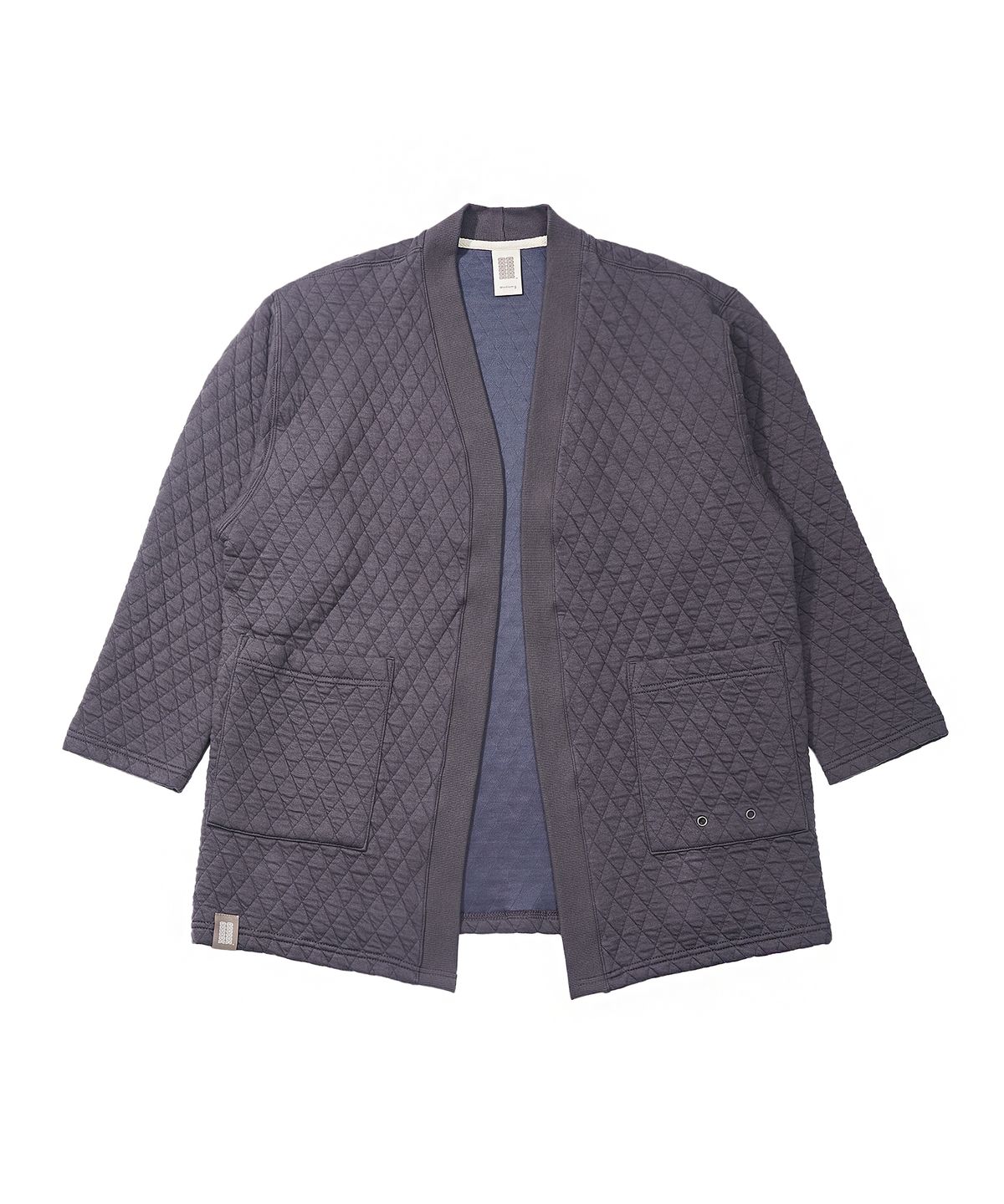 어낫띵(A NOTHING) VINTAGE DIA-QUILTING HERITAGE CARDIGAN (Charcoal)