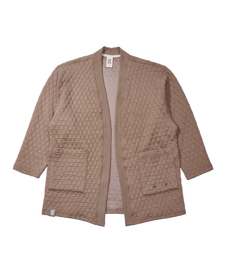 VINTAGE DIA-QUILTING HERITAGE CARDIGAN (Beige)