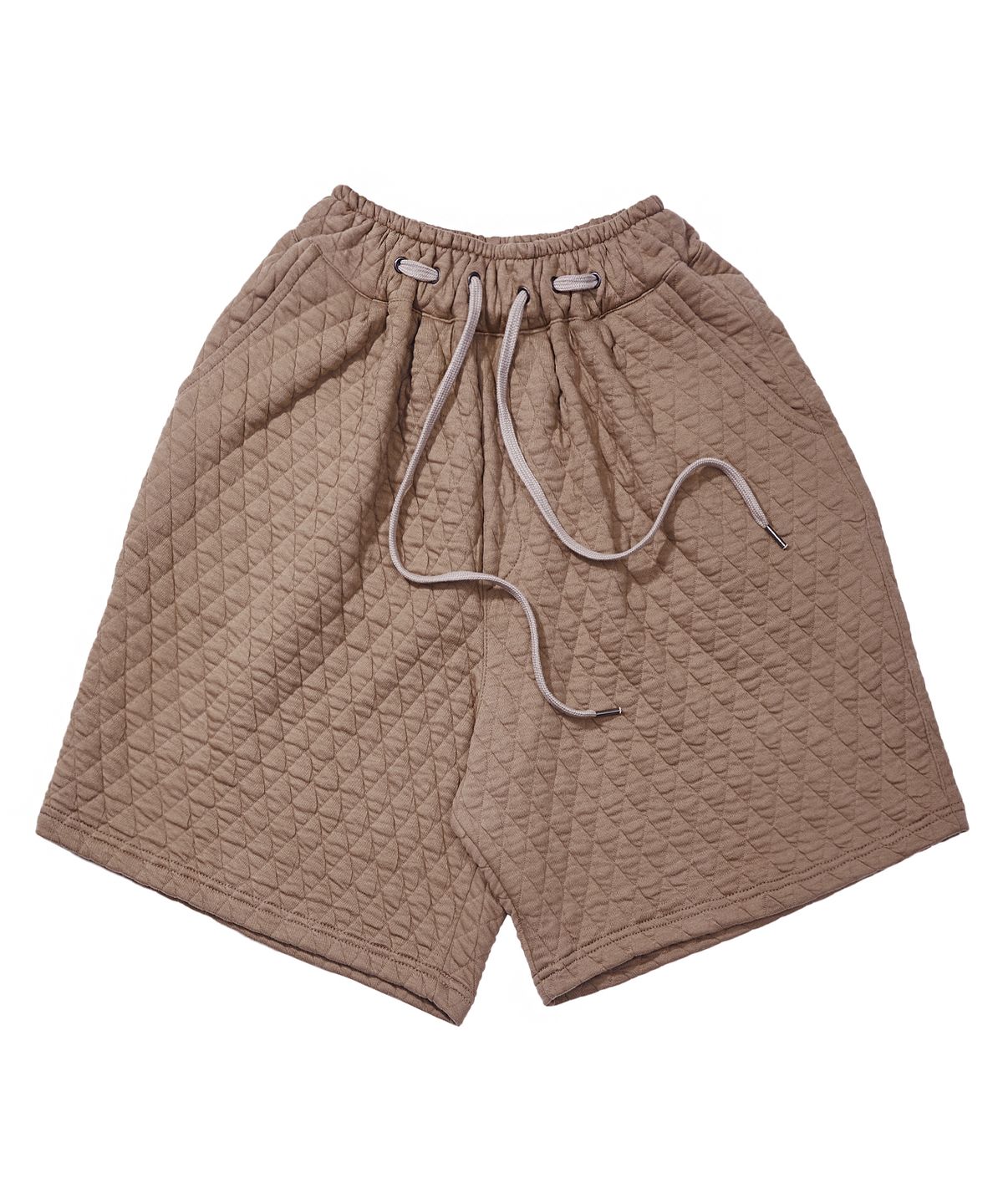 어낫띵(A NOTHING) VINTAGE DIA-QUILTING WIDE 1/2 PANTS (Beige)