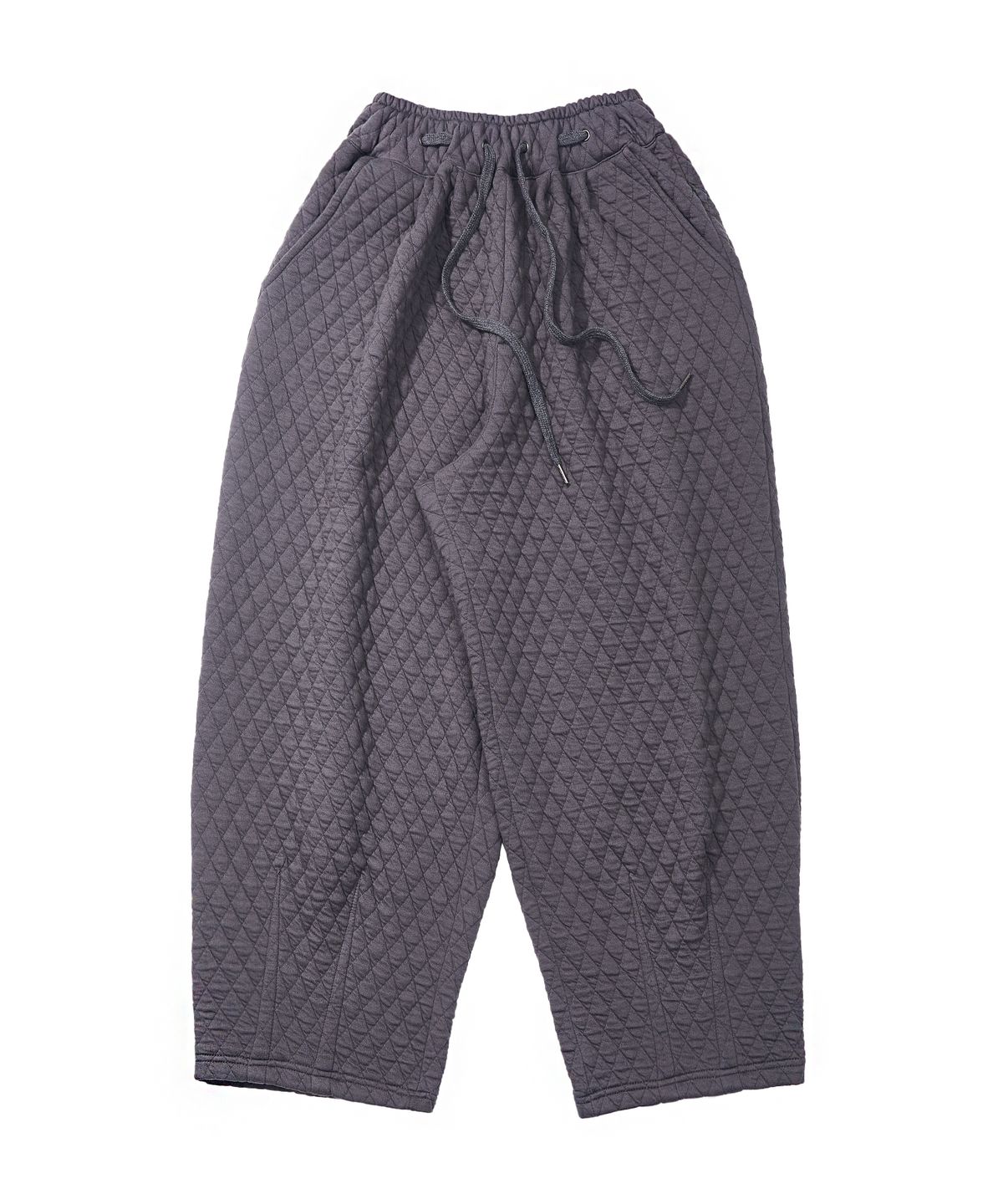어낫띵(A NOTHING) VINTAGE DIA-QUILTING BALLOON PANTS (Charcoal)
