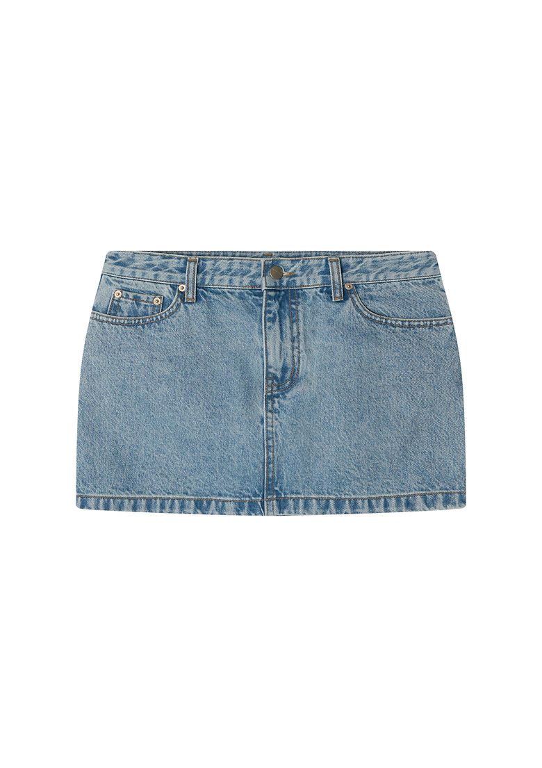 DENIM MINI SKIRT (LIGHT BLUE)