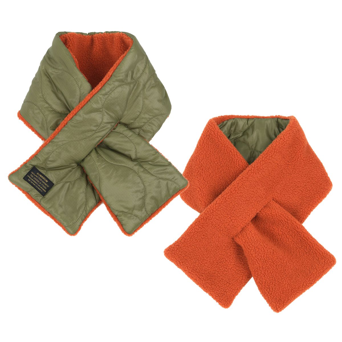 본로우(BONRROW) Reversible Muffler_Fleece OR