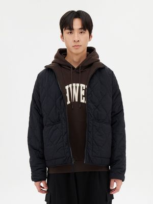 공용) 퀼팅 리버서블 하이넥 점퍼_MSF1TC3934