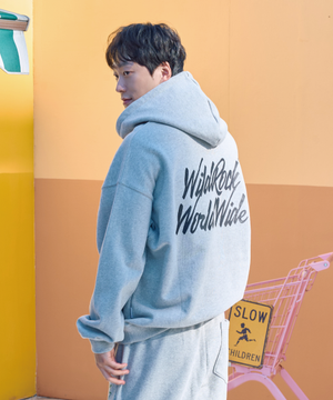 월드 와이드  후드_다크그레이