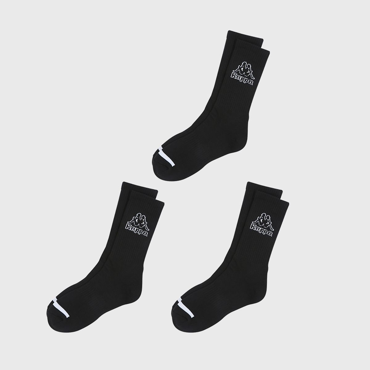 카파(KAPPA) [3PACK]에브리데이 쿠션 장목 양말