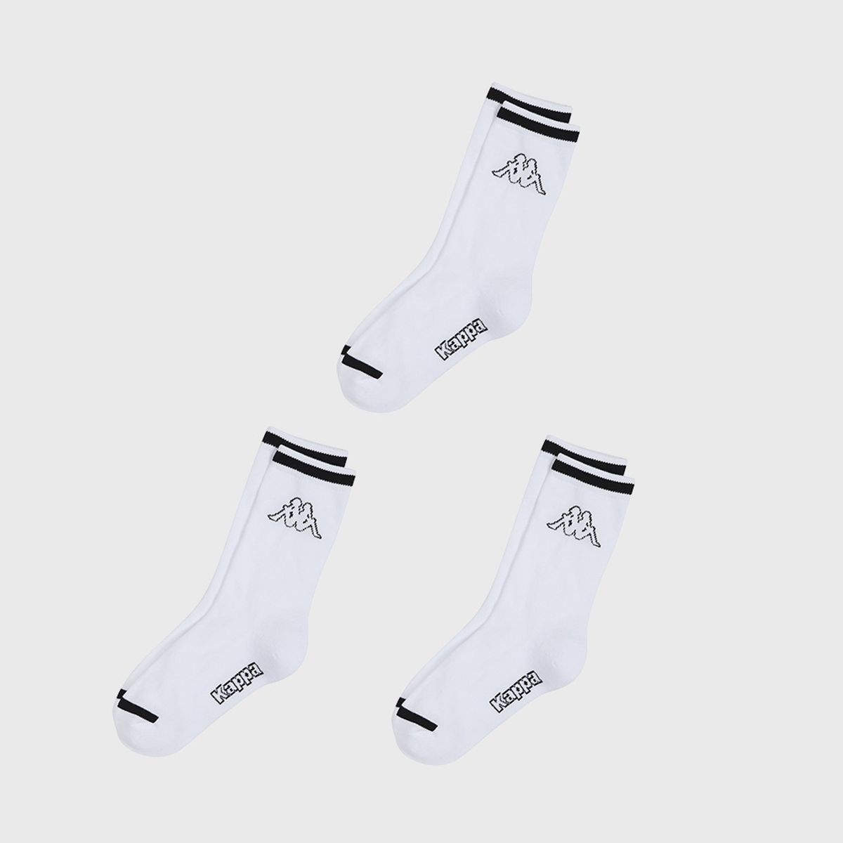 카파(KAPPA) [3PACK]에브리데이 쿠션 크루 양말