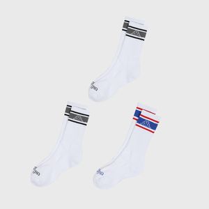 [3PACK]에브리데이 로고 장목 양말