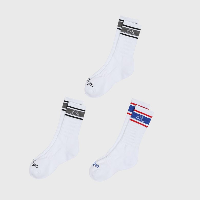 [3PACK]에브리데이 로고 장목 양말