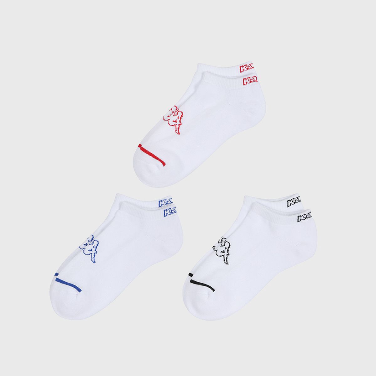 카파(KAPPA) [3PACK] 스포츠 발목 양말
