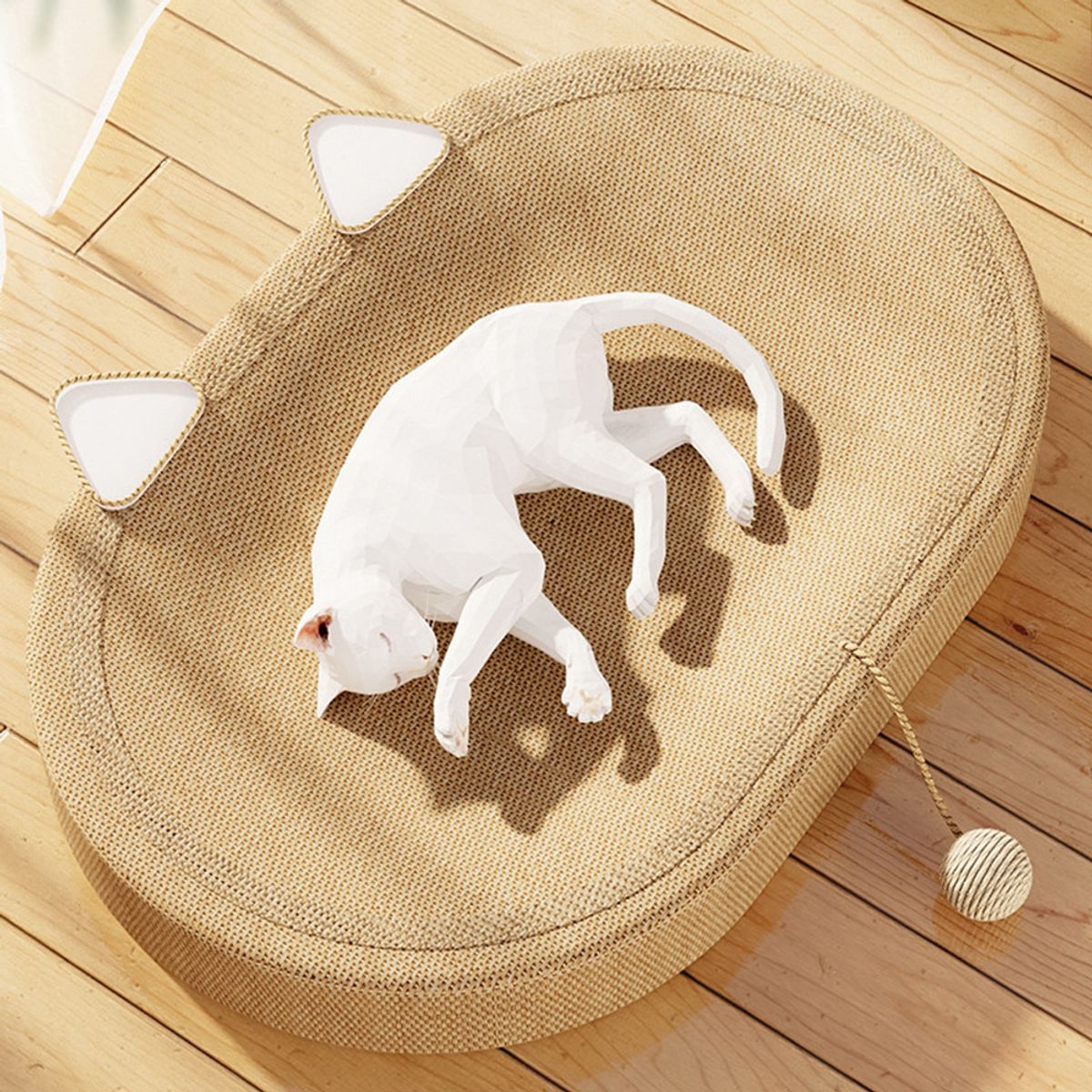 개과천선(GAEKWACHEONSUN) 어몽드 리샌디 고양이 스크래쳐 침대 방석