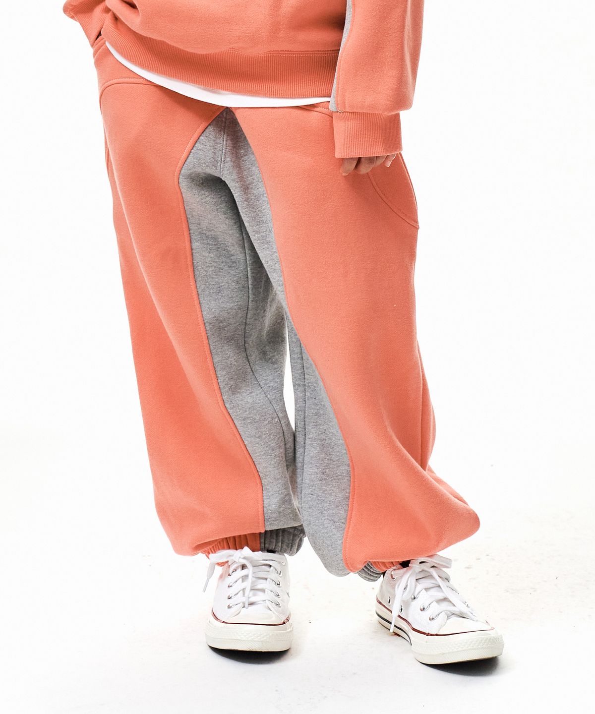 브라운브레스 키즈(BROWNBREATH KIDS) KIDS TAG LINE PANTS - ORANGE