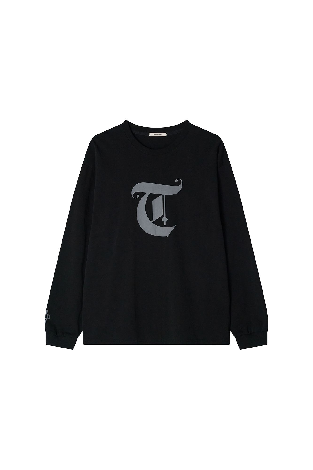 ★ TOOMUCHTAX★ SLIM LS TSHIRT BLACK T25SSTS01BKF MUSINSA | TOOMUCHTAX LOGO LS T-SHIRT (BLACK)