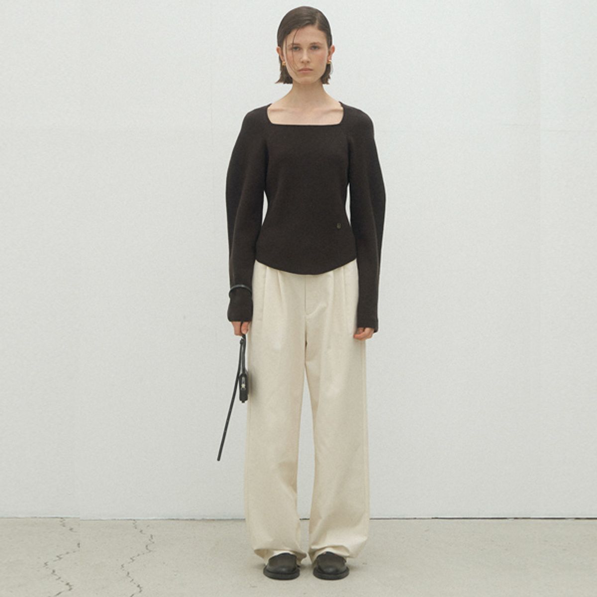 아틀리에 나인(ATELIER NAIN) ESSENTIAL HELEN VOLUME KNIT(T-6915)