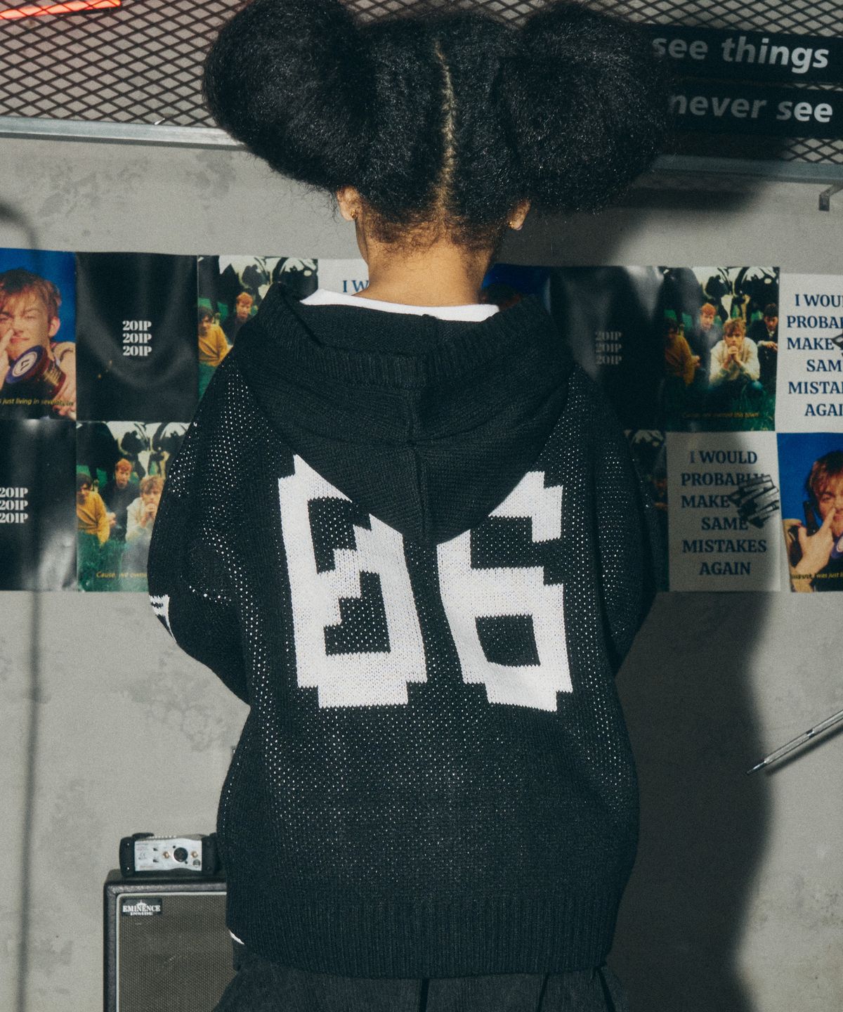 브라운브레스 키즈(BROWNBREATH KIDS) KIDS BB KNIT ZIP UP - BLACK