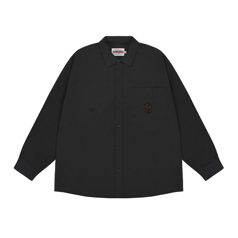 HECTOR BIG POCKET SHIRT (CHARCOAL)