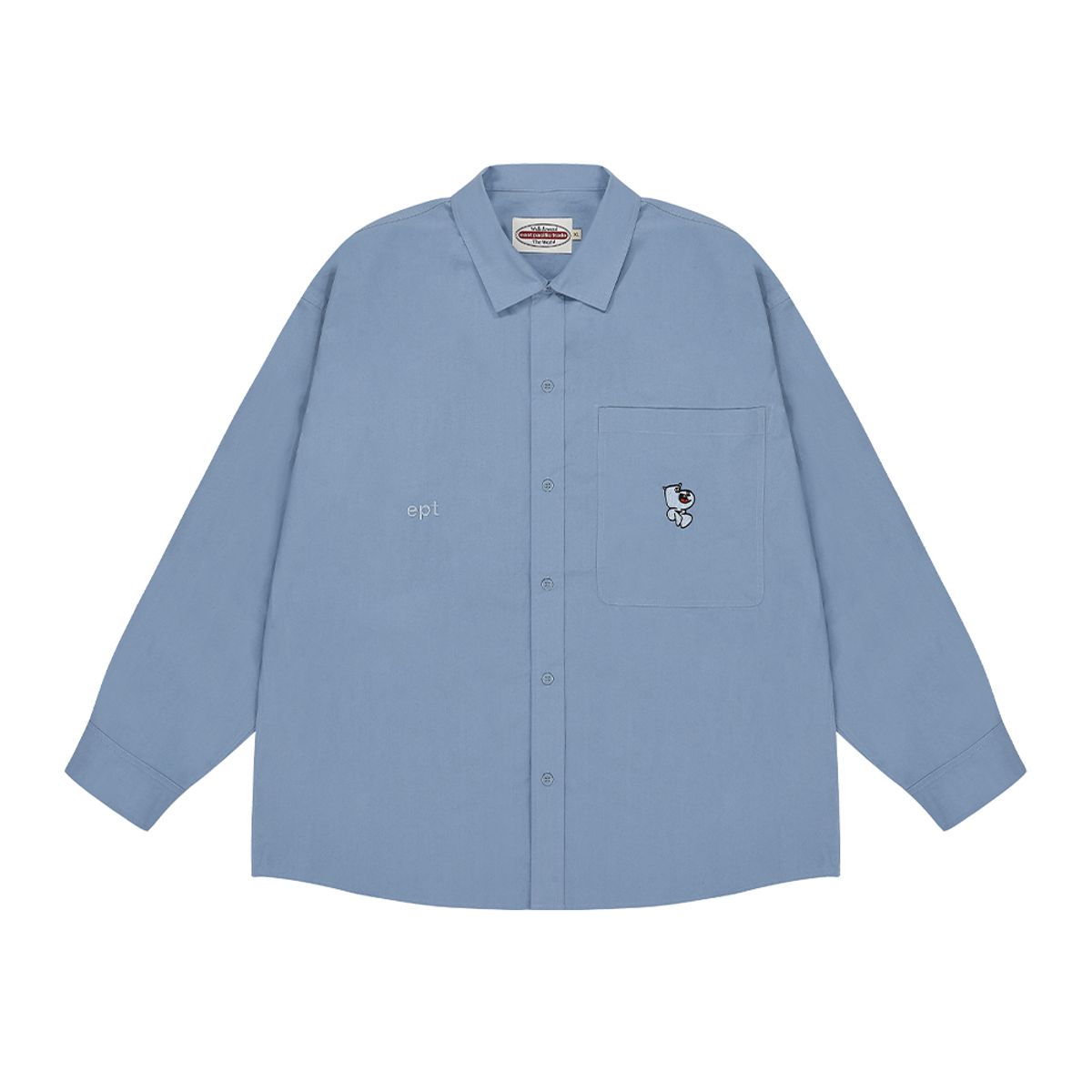 이피티(EPT) HECTOR BIG POCKET SHIRT (SKY BLUE)