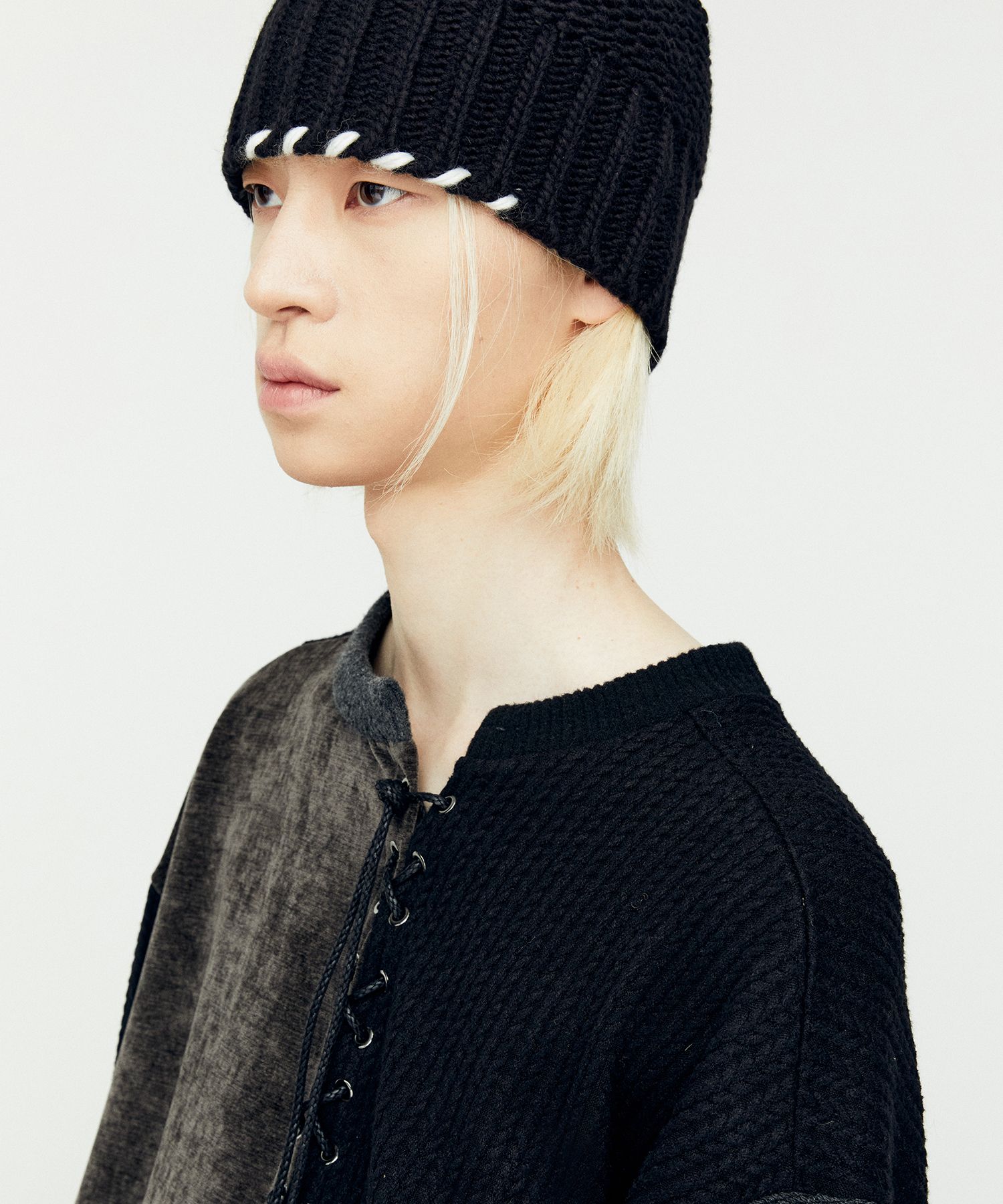 MUSINSA公式 | ANDERSSON BELL Milano Wool Beanie aaa419m(BLACK)