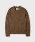 에센셜 브이넥 니트 브라운