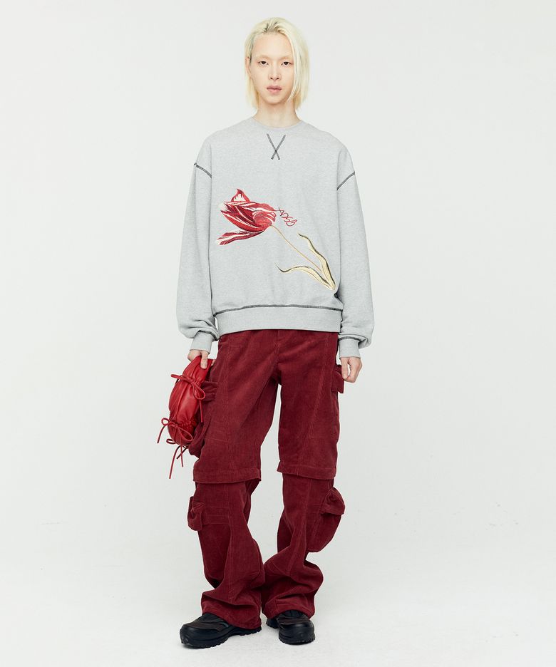 (에센셜) ADSB 플로어 스웻셔츠 atb1147u(GREY)