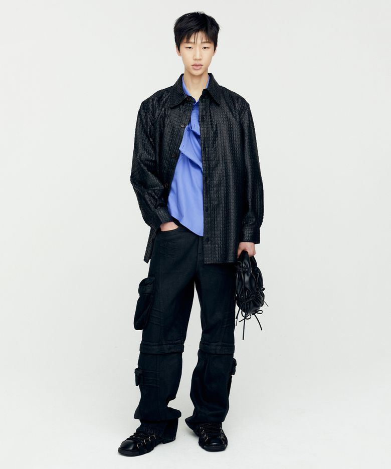 가브리엘 롱 셔츠 atb1135m(BLACK)