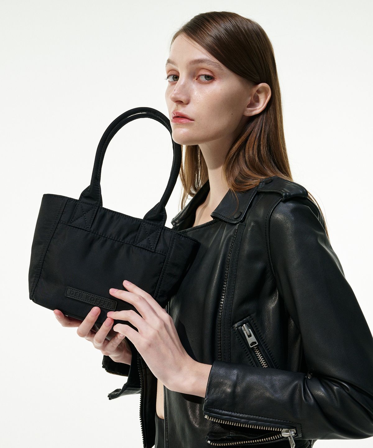 델코퍼(DER KOFFER) SHOPPER NYLON [BLACK EDITION]_MINI