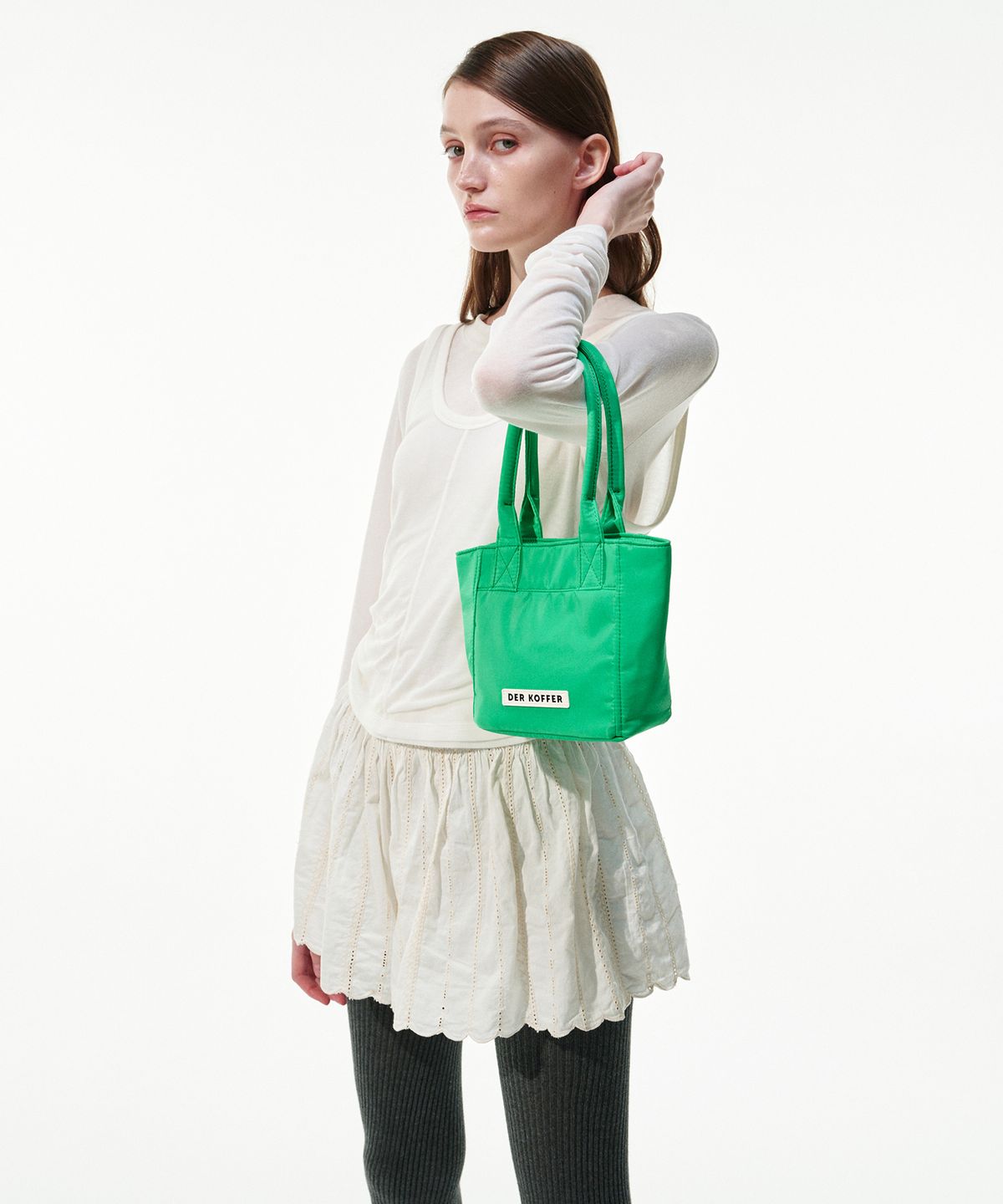 델코퍼(DER KOFFER) SHOPPER NYLON [GREEN]_MINI