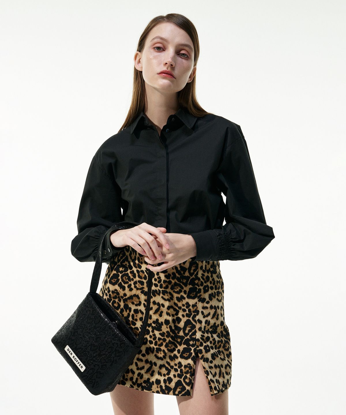 델코퍼(DER KOFFER) CANDY PYTHON FOIL [BLACK]