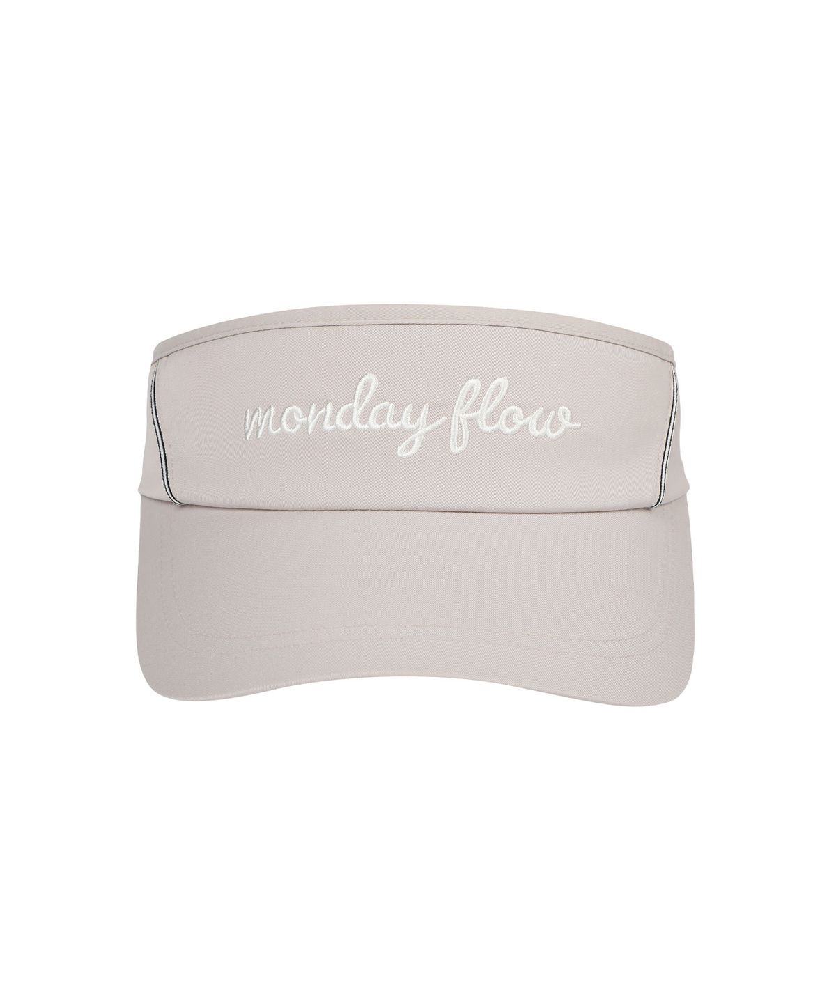 먼데이플로우(MONDAYFLOW) 와이드브림 선바이저_라이트 베이지