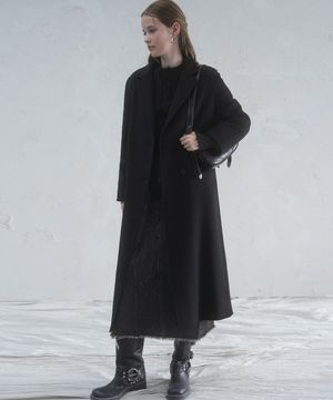 Crover Handmade Wool Coat BLACK