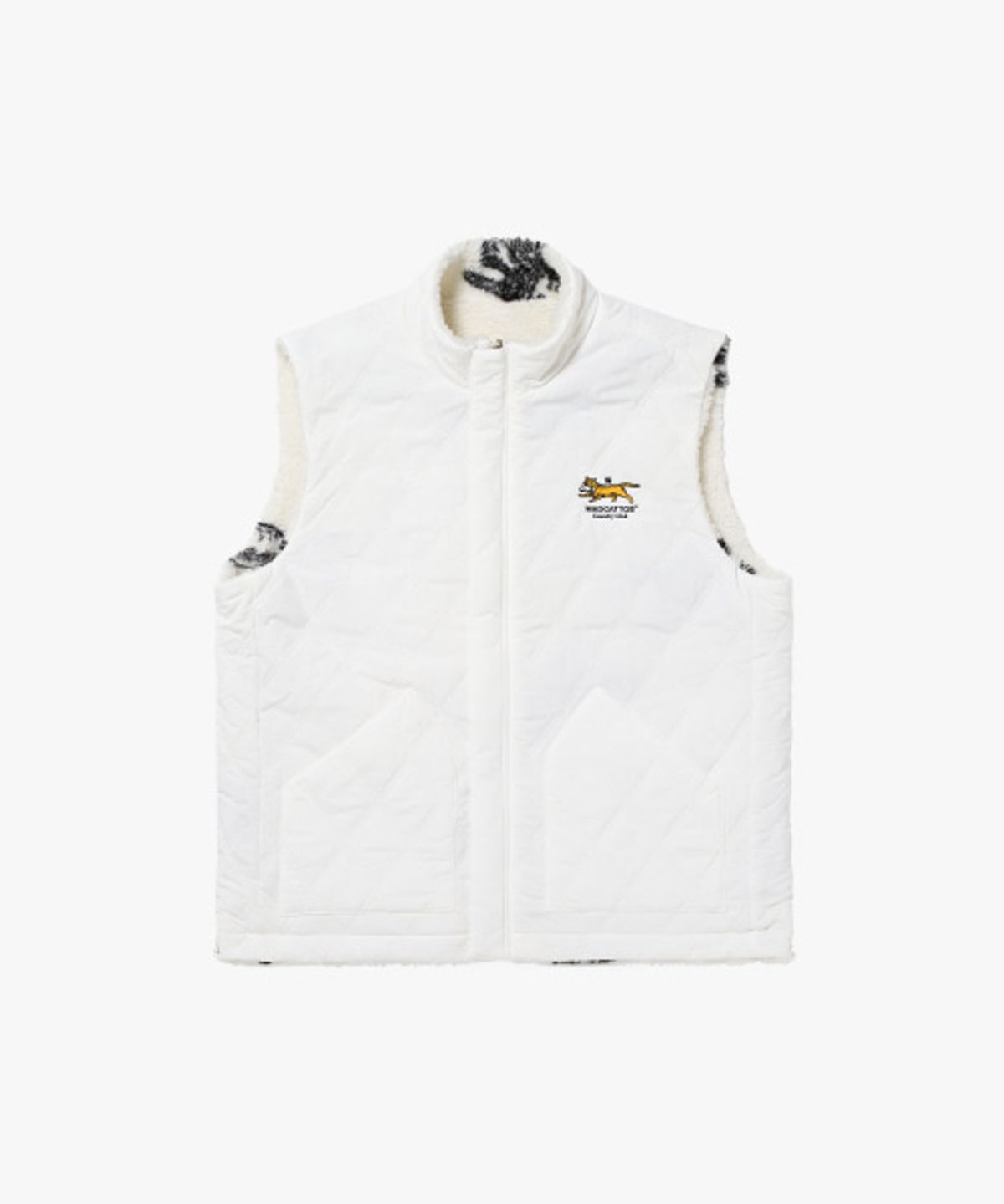 매드캐토스 컨트리클럽(MADCATTOS COUNTRY CLUB) MCC REVERSIBLE VEST FF-WHITE