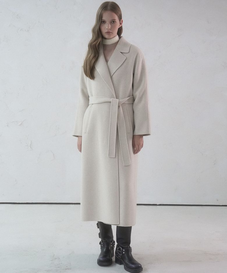 Beth Handmade Wool Coat IVORY