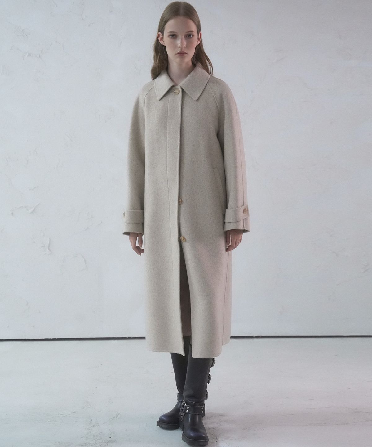 어반드레스(AVANDRESS) Hidden Handmade Wool Coat OATMEAL