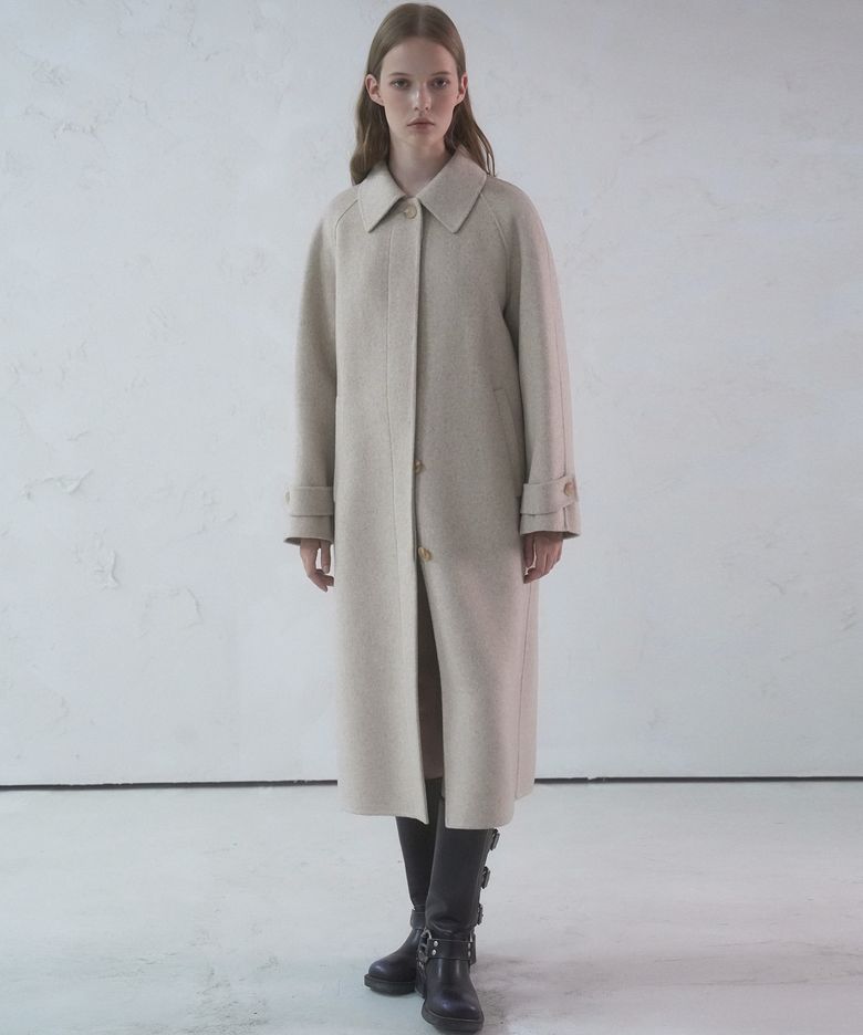 Hidden Handmade Wool Coat OATMEAL