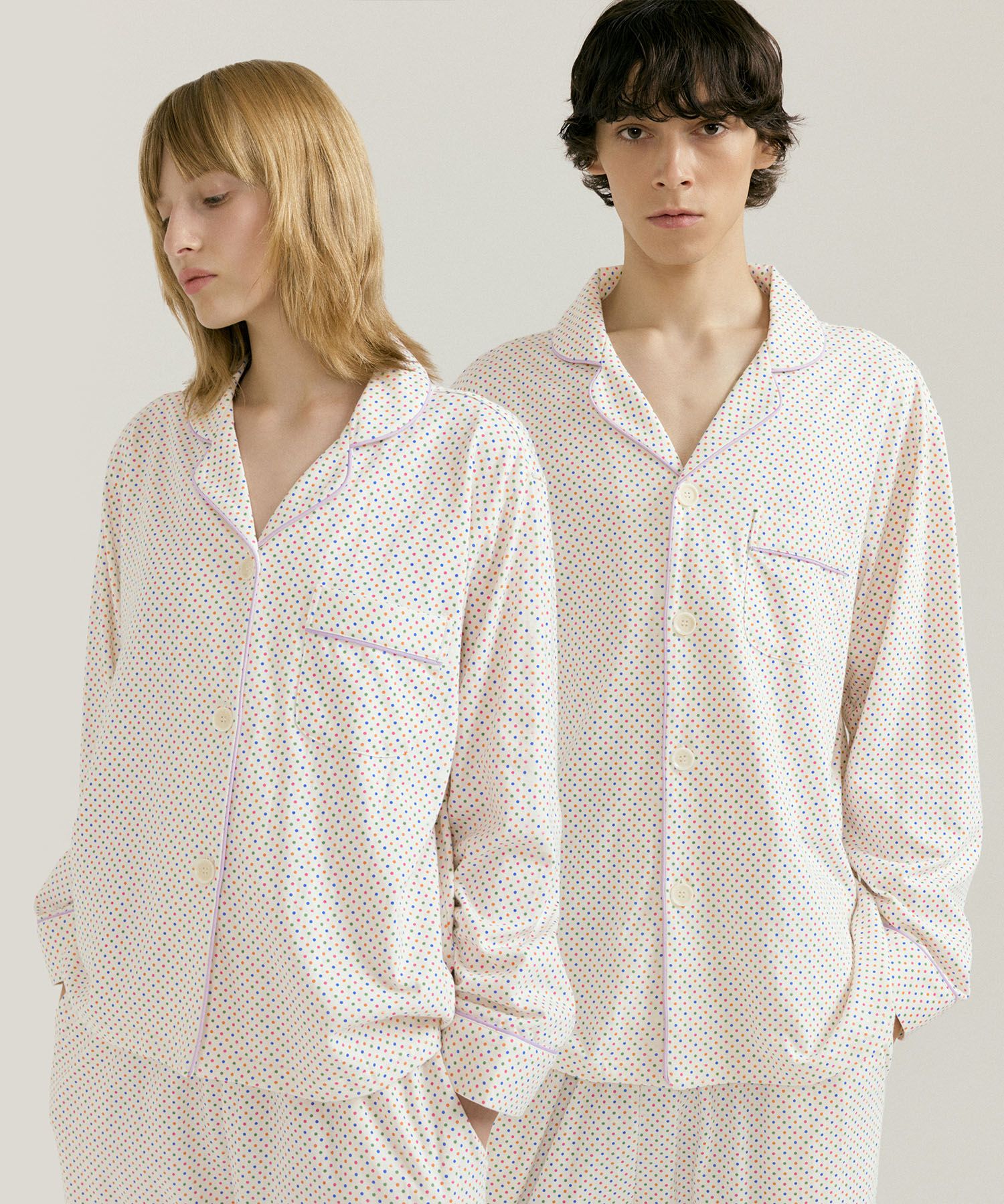 ◆JO'S LOUNGE◆ couple Candle Pajama Set CNDLPJC couple) Candle Pajama Set - JO'S LOUNGE
