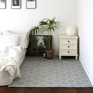 워셔블 빈티지 사계절 단모 거실 러그