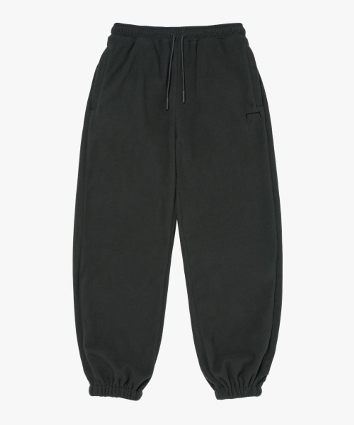 골스튜디오(GOALSTUDIO) ESSENTIAL EMBROIDERY FLEECE JOGGER-CHARCOAL