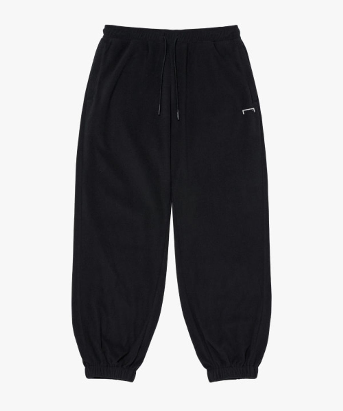 골스튜디오(GOALSTUDIO) ESSENTIAL EMBROIDERY FLEECE JOGGER-BLACK