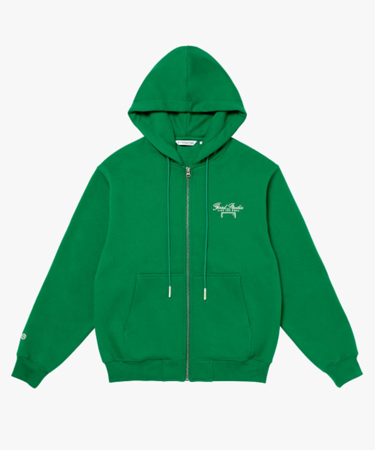골스튜디오(GOALSTUDIO) BASIC BRUSHED FULL ZIP-UP HOODIE-GREEN