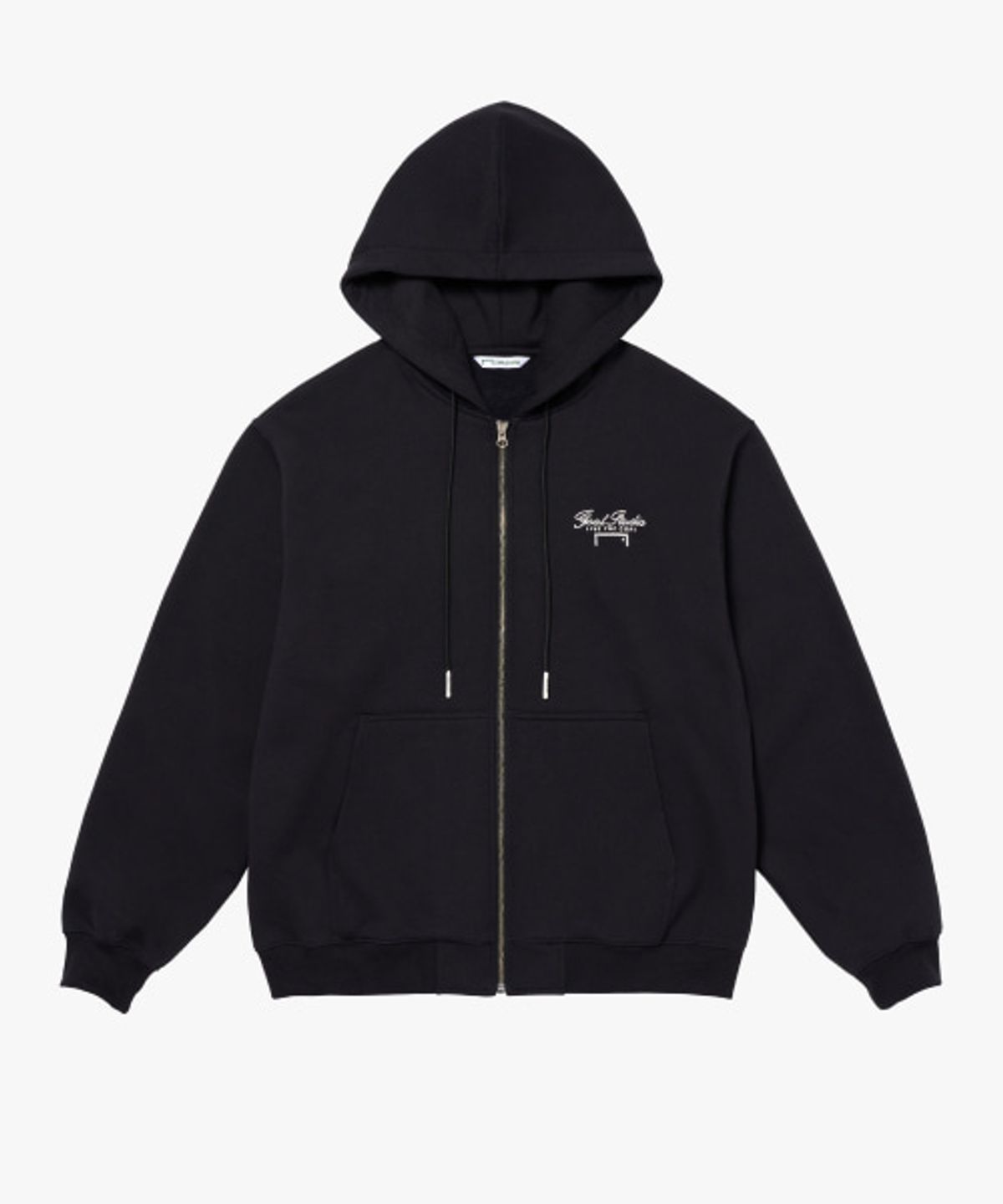 골스튜디오(GOALSTUDIO) BASIC BRUSHED FULL ZIP-UP HOODIE-DARK NAVY